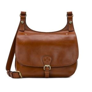 Patricia Nash Brown Leather Crossbody Bag